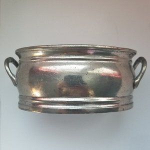 Italian Pewter Dish ~ Signed Marinoni